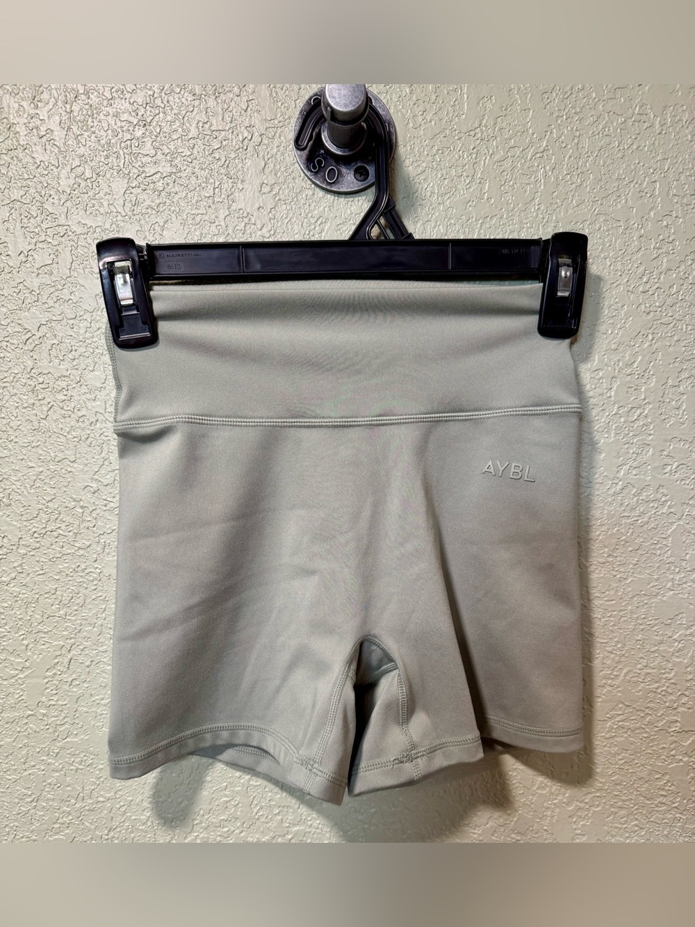 AYBL High-Waist Bike Shorts in Sage Size Small